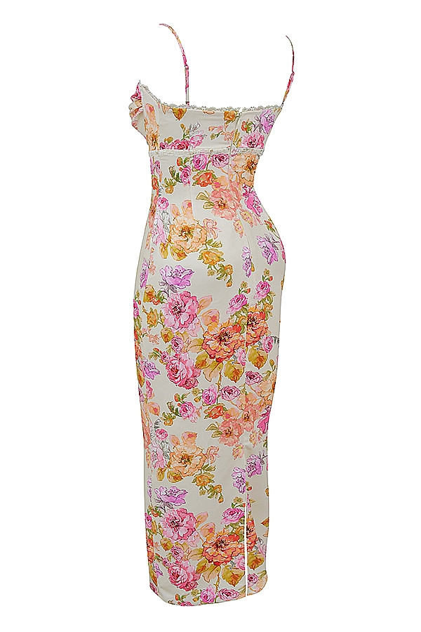 Josefina  Ivory Floral Maxi Dress — image 14