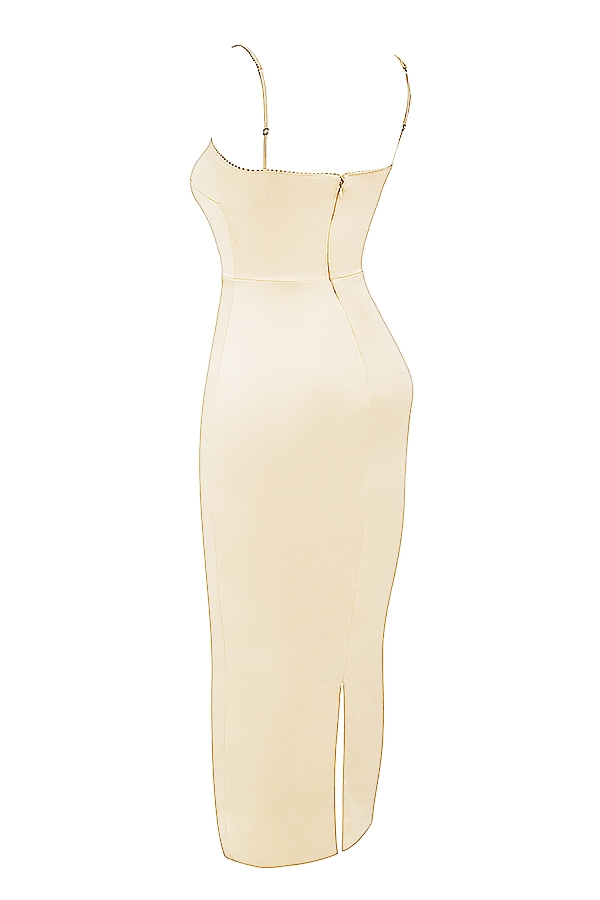 Costanza  Vintage Cream Maxi Dress — image 13