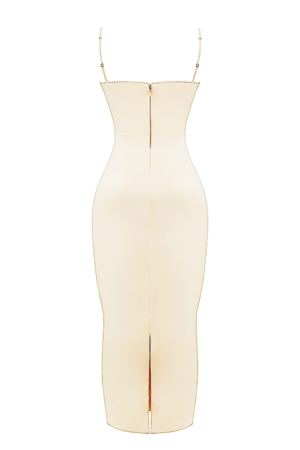 Costanza  Vintage Cream Maxi Dress — image 14
