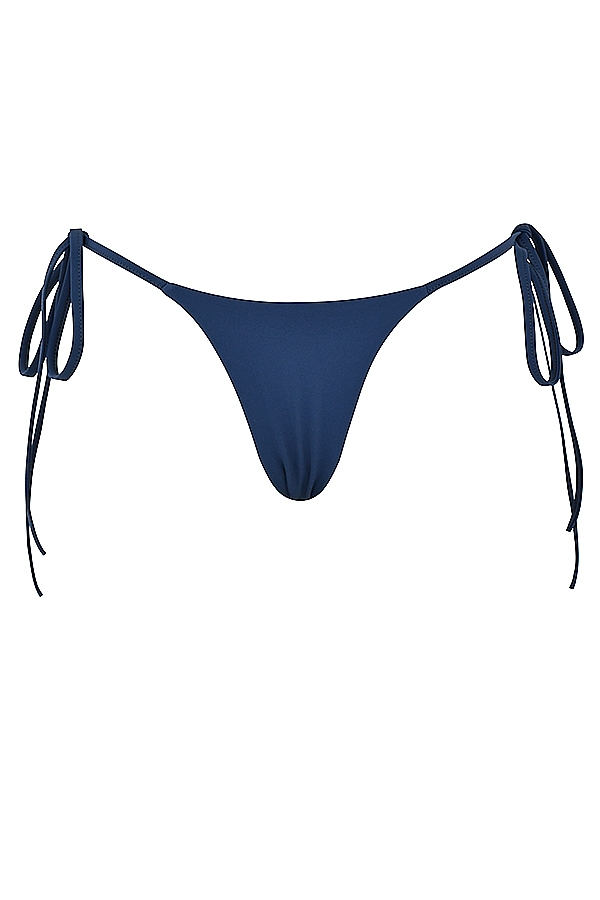 Santorini  Deep Blue Tie Side Bikini Bottom — image 13