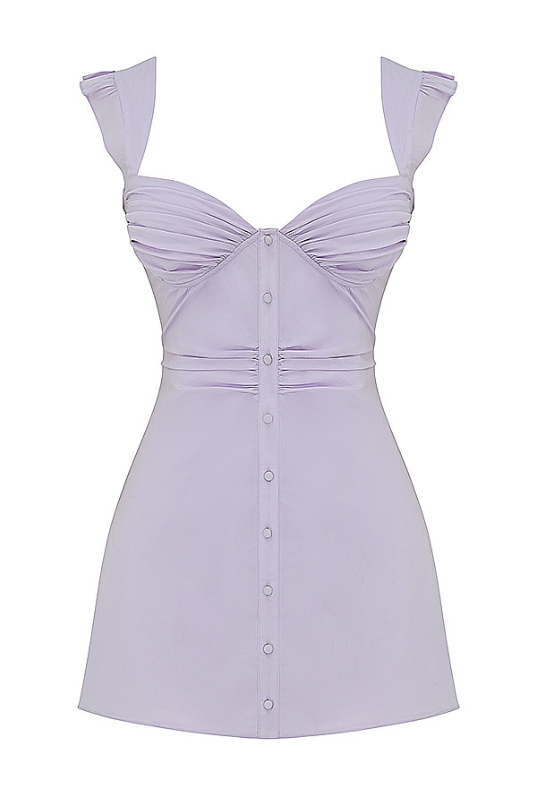 Mistress Rocks Lavender Cap Sleeve Mini Dress - SALE — image 13