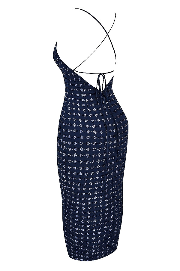 Mistress Rocks Marine Blue Beaded Midi Dress - SALE — image 13