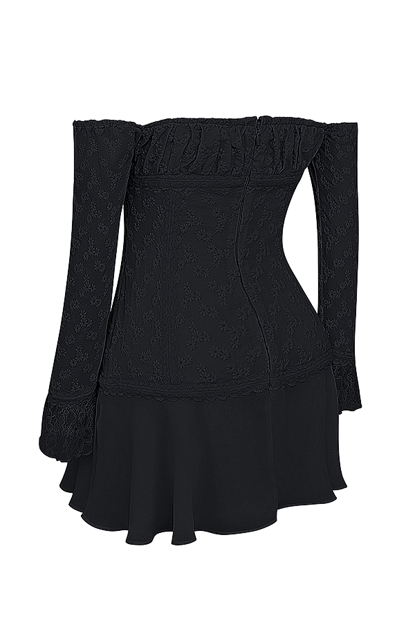 Mistress Rocks Black Off Shoulder Mini Dress - SALE — image 9