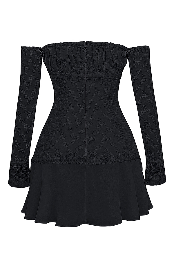 Mistress Rocks Black Off Shoulder Mini Dress - SALE — image 10
