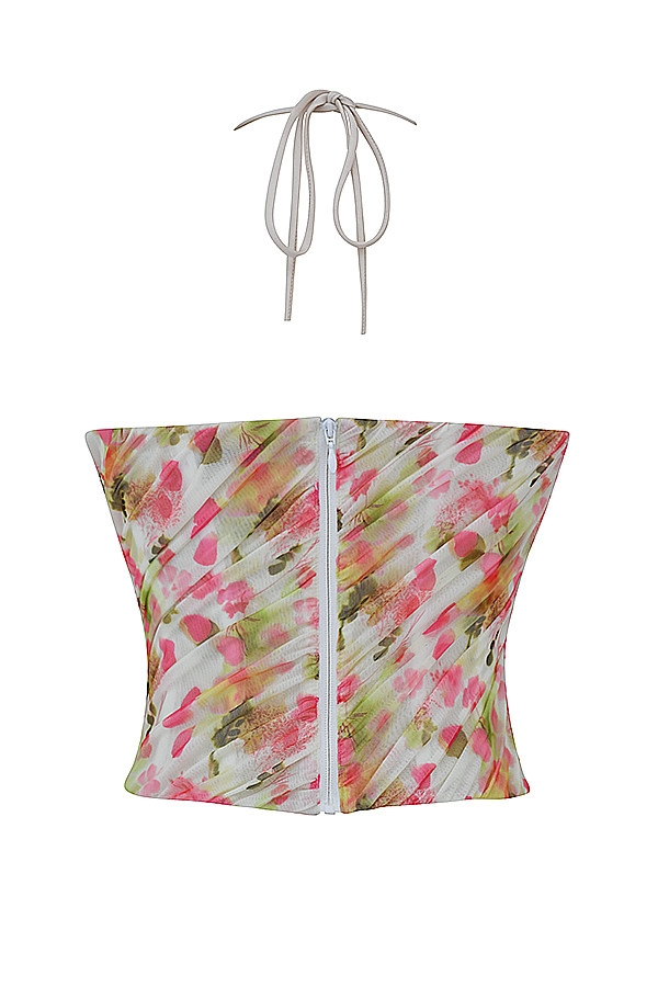 Mistress Rocks Floral Print Halter Corset - SALE — image 10