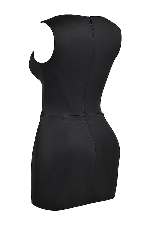 Enya  Black Corset Mini Dress — image 13