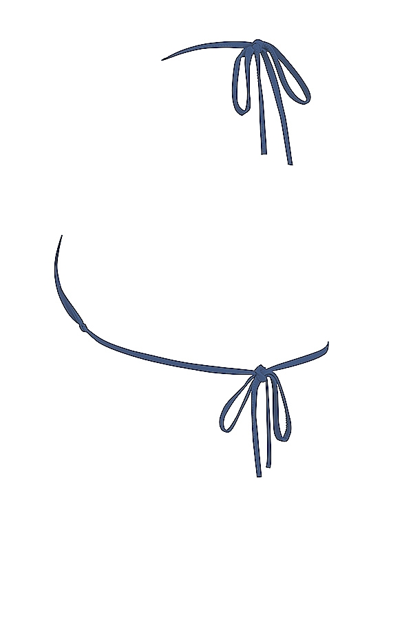 Tropez  Deep Blue Halter Neck Bikini Top — image 12