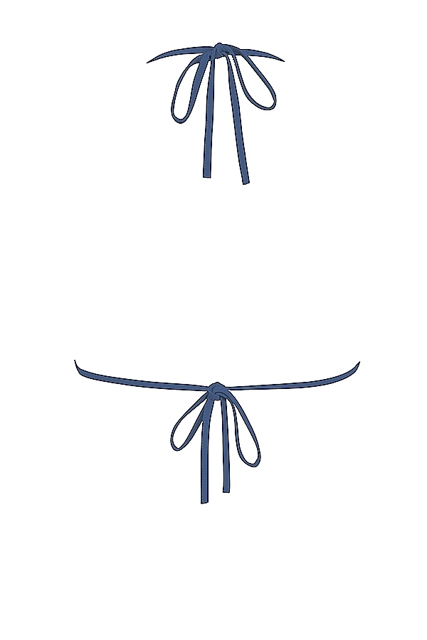 Tropez  Deep Blue Halter Neck Bikini Top — image 13
