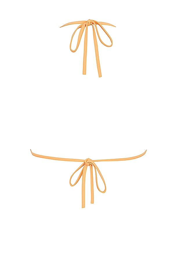 Tropez  Light Orange Halter Neck Bikini Top — image 14