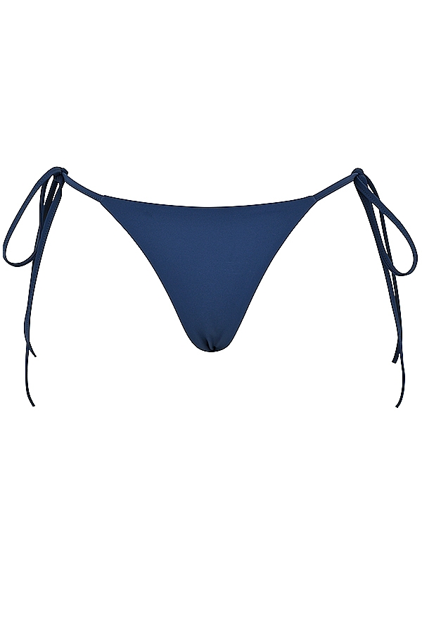 Santorini  Deep Blue Tie Side Bikini Bottom — image 15