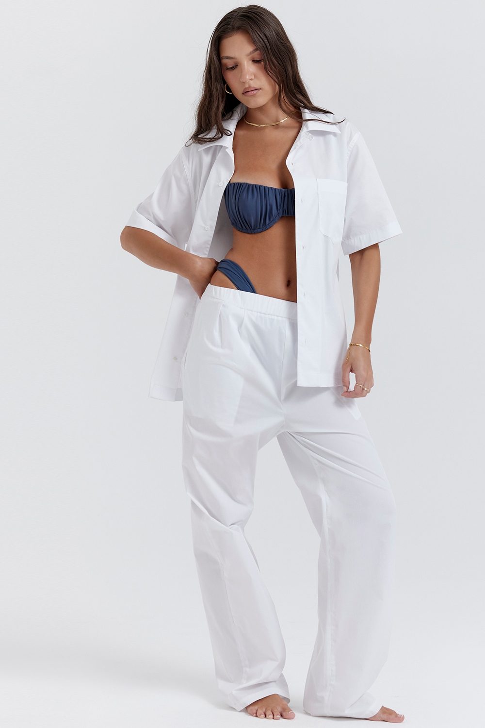 Maiko  White Oversized Shirt — image 6