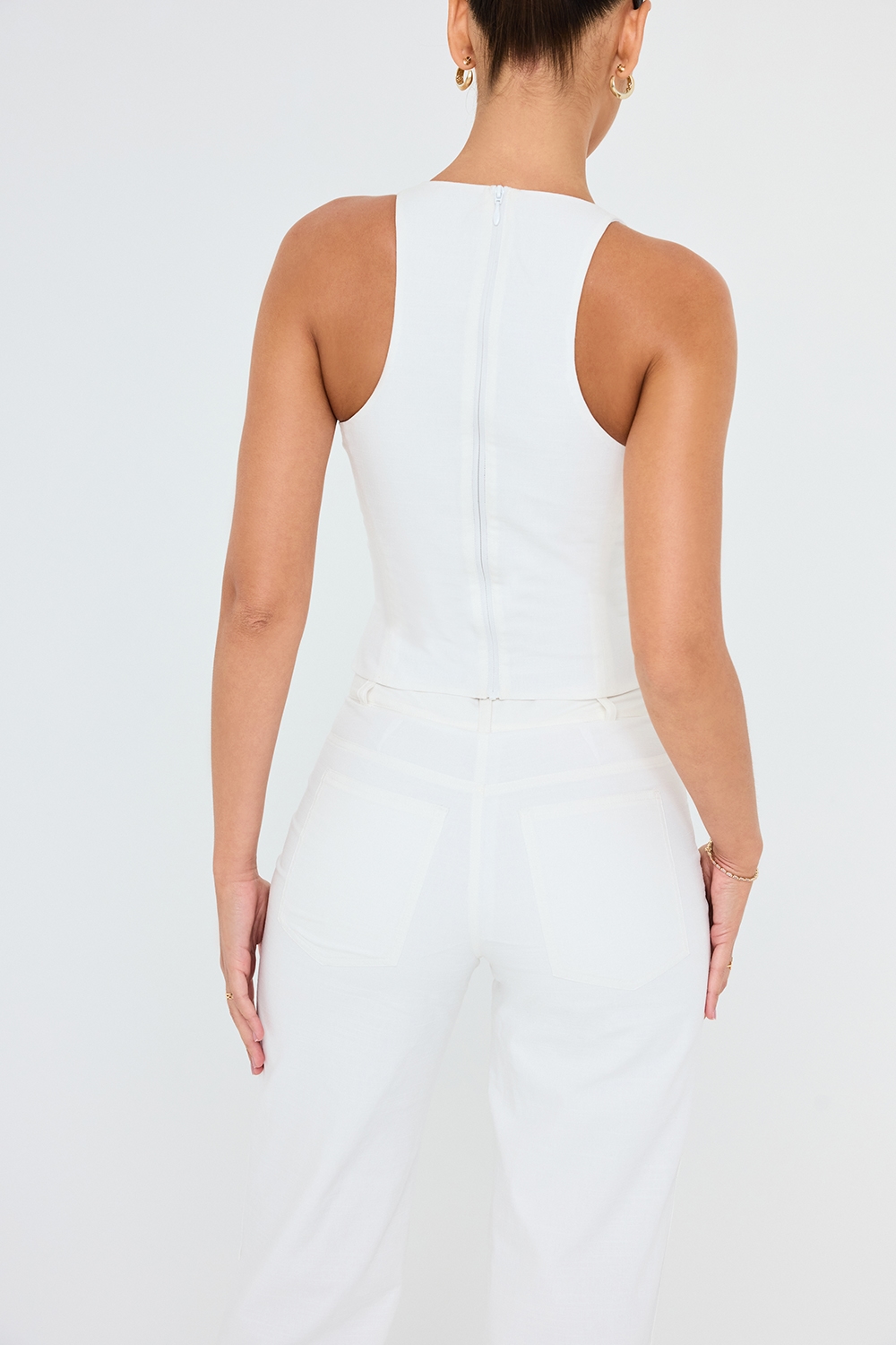 Mistress Rocks White Halter Ring Top - SALE — image 10