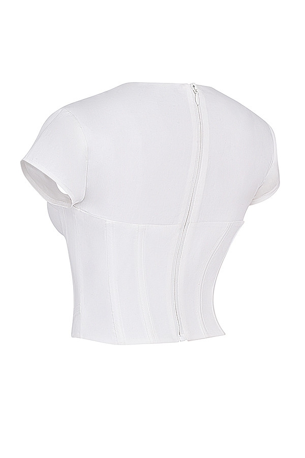 Mistress Rocks White Structured Corset - SALE — image 12