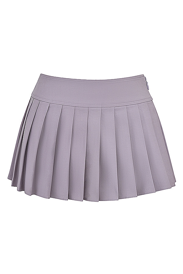 Mistress Rocks Smoke Pleated Mini Skirt - SALE — image 11