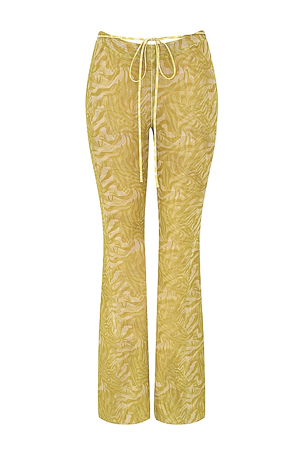 Mistress Rocks Olive Print Trousers - SALE — image 11