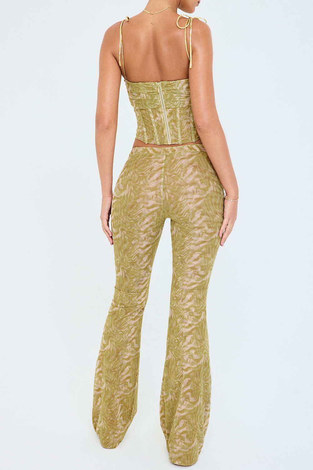 Mistress Rocks Olive Print Trousers - SALE — image 8