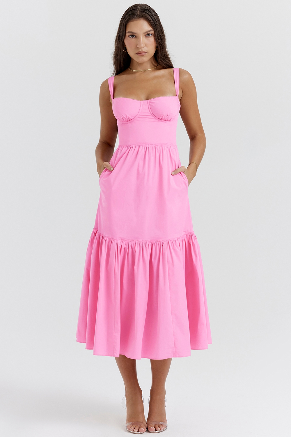 Elia  French Pink Midi Sundress — image 5