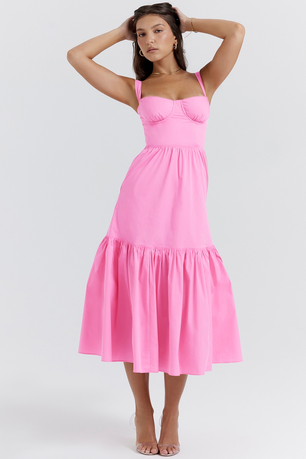 Elia  French Pink Midi Sundress — image 8