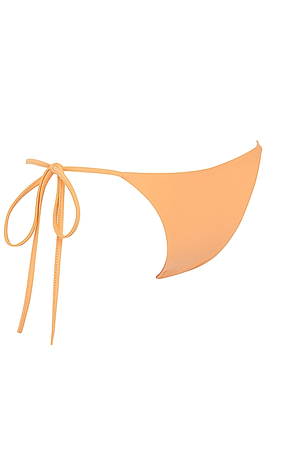 Santorini  Light Orange Tie Side Bikini Bottom — image 11