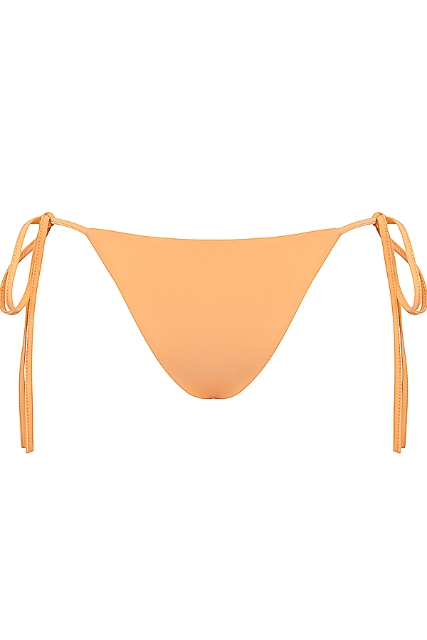 Santorini  Light Orange Tie Side Bikini Bottom — image 12