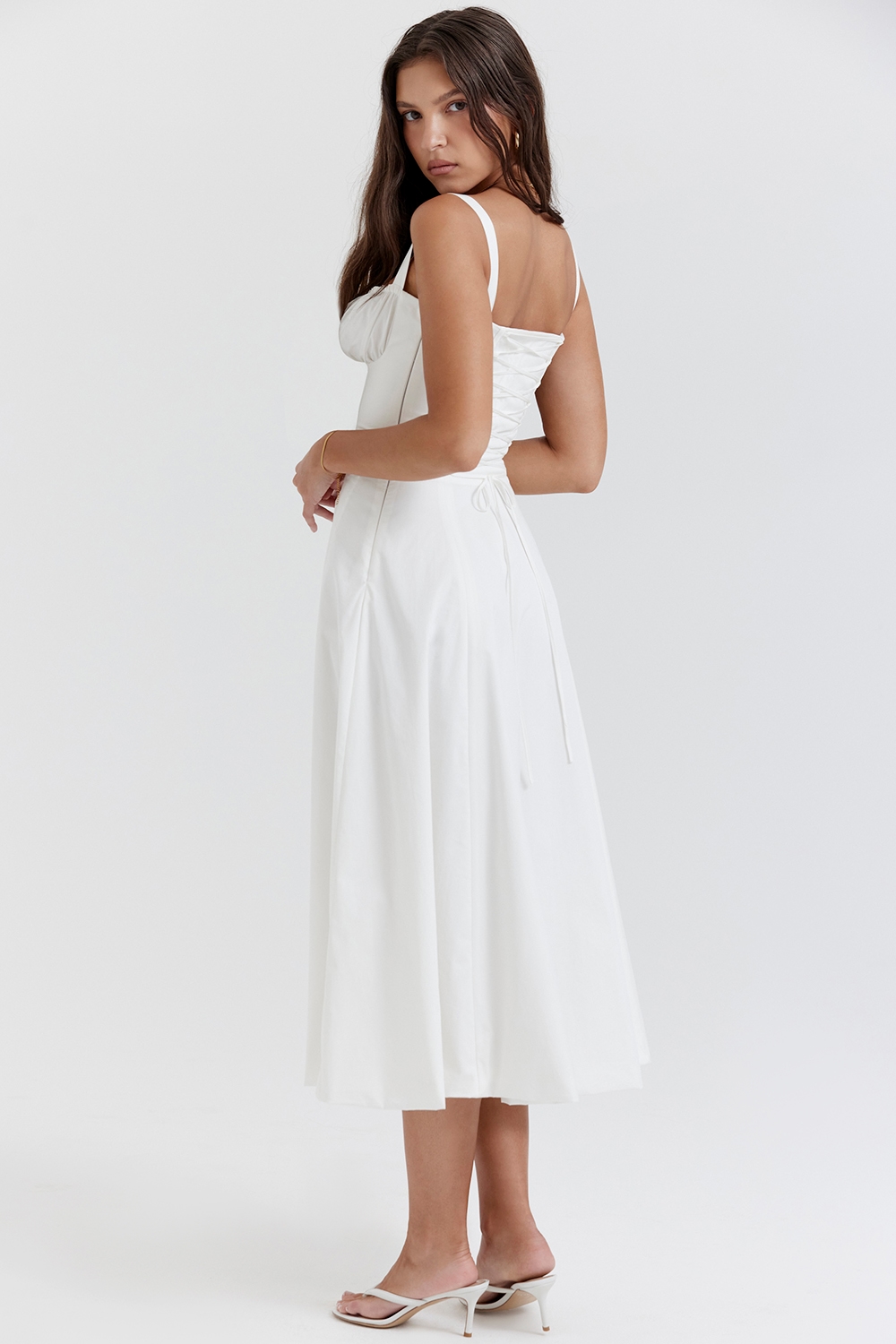Carmen  White Bustier Sundress — image 9