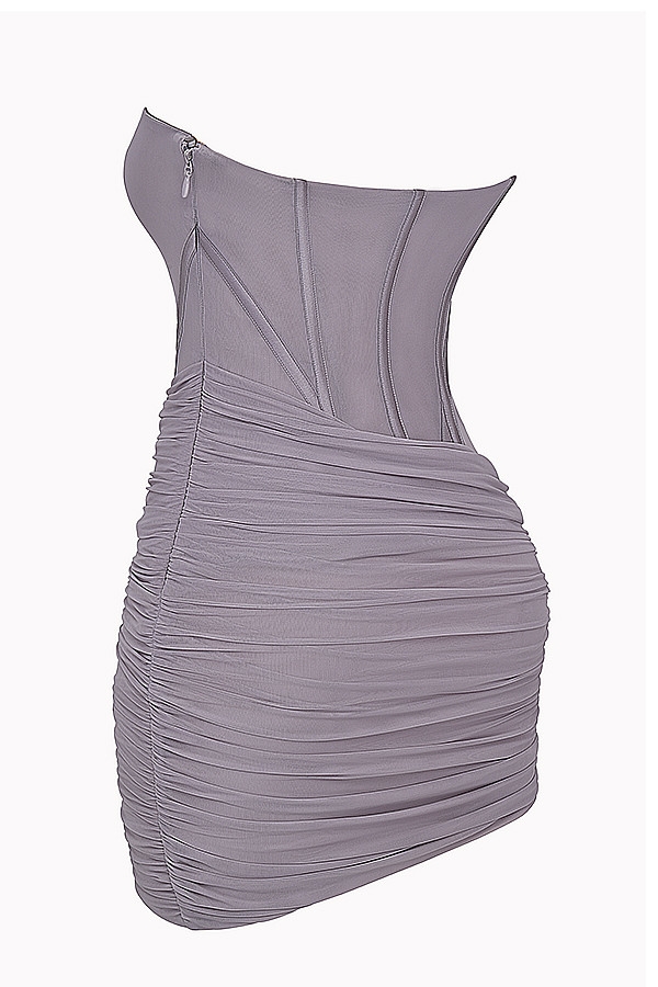Mistress Rocks Smoke Strapless Corset Mini Dress - SALE — image 13