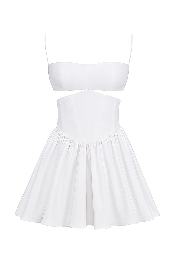 Mistress Rocks White Cutout Corset Mini Dress - SALE — image 13