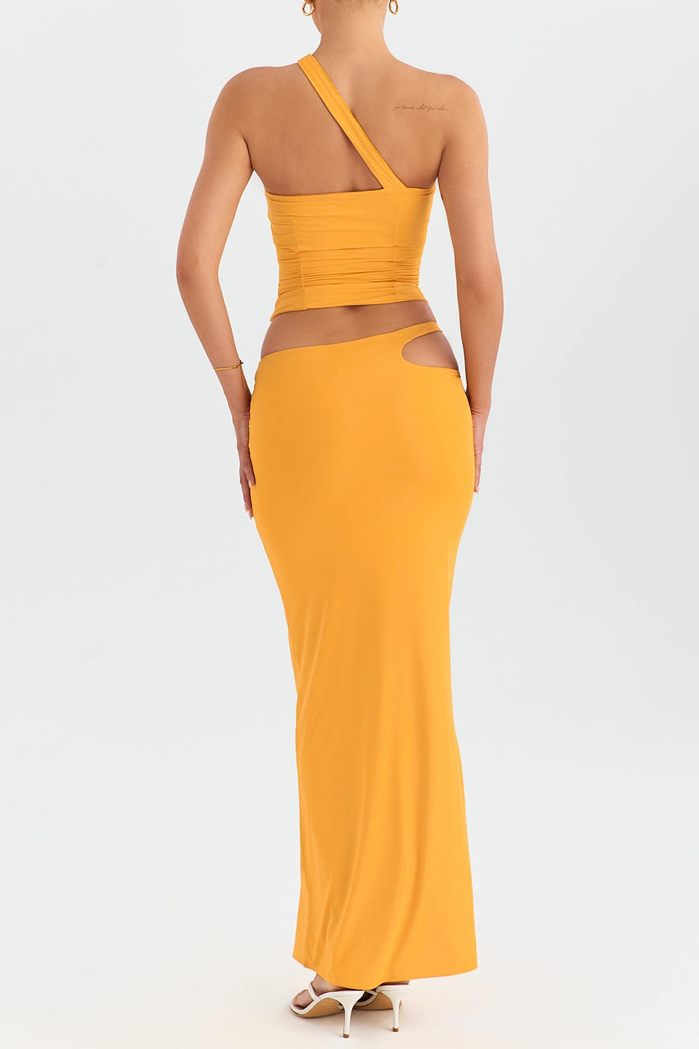 Mistress Rocks Tangerine Cutout Maxi Skirt - SALE — image 7