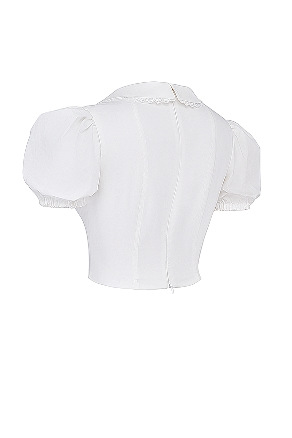 Augusta  White Pin Tuck Top — image 15