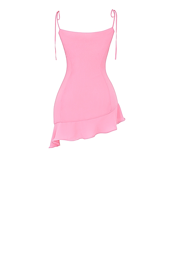 Marcia  French Pink Ruffle Mini Dress — image 17
