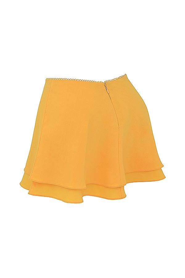 Mistress Rocks Tangerine Floaty Layered Mini Skirt - SALE — image 13