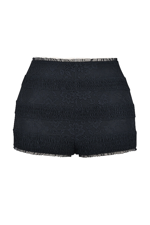 Mistress Rocks Black Lace Hot Pants - SALE — image 13