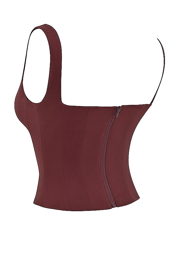 Mistress Rocks Coffee Lace Up Corset - SALE — image 13