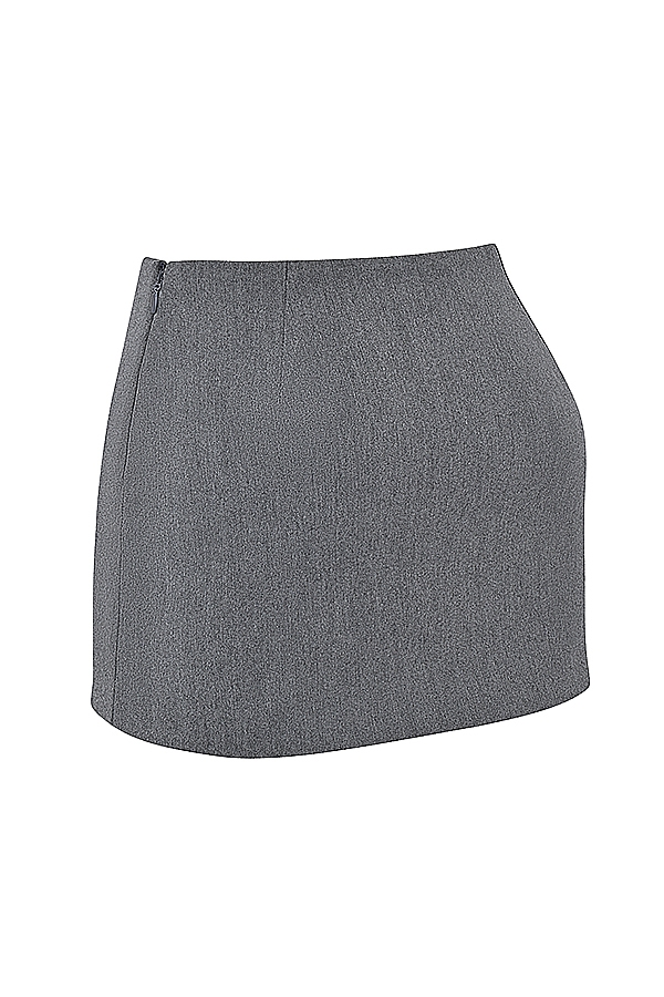 Jessamine  Grey A-Line Mini Skirt — image 14