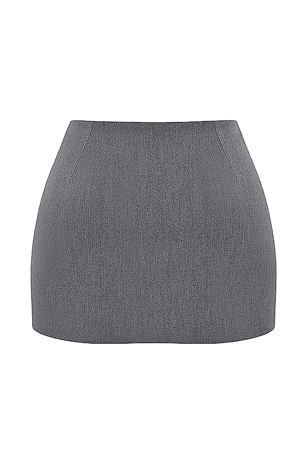 Jessamine  Grey A-Line Mini Skirt — image 15
