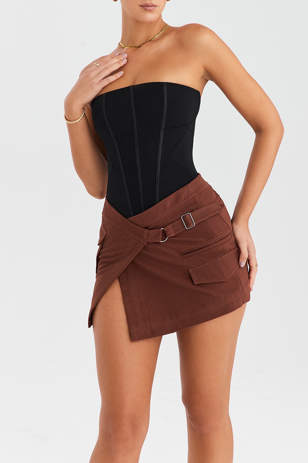 Mistress Rocks Black Mesh Strapless Corset - SALE — image 5