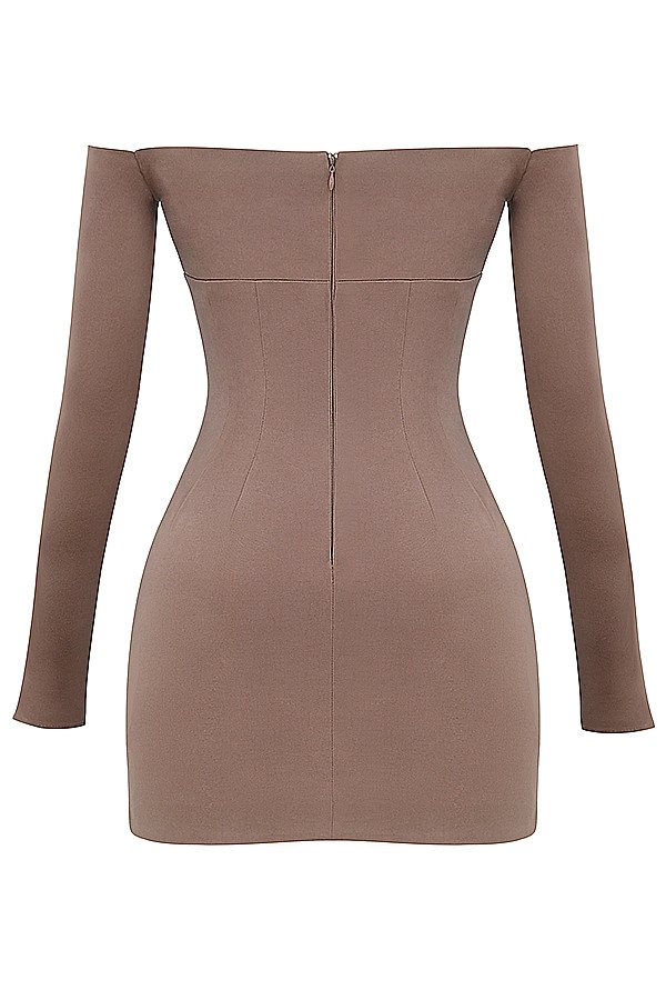 Mistress Rocks Clay Off Shoulder Mini Dress - SALE — image 13