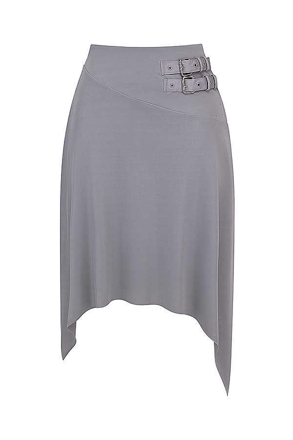 Mistress Rocks Steel Belted Midi Skirt - SALE — image 11