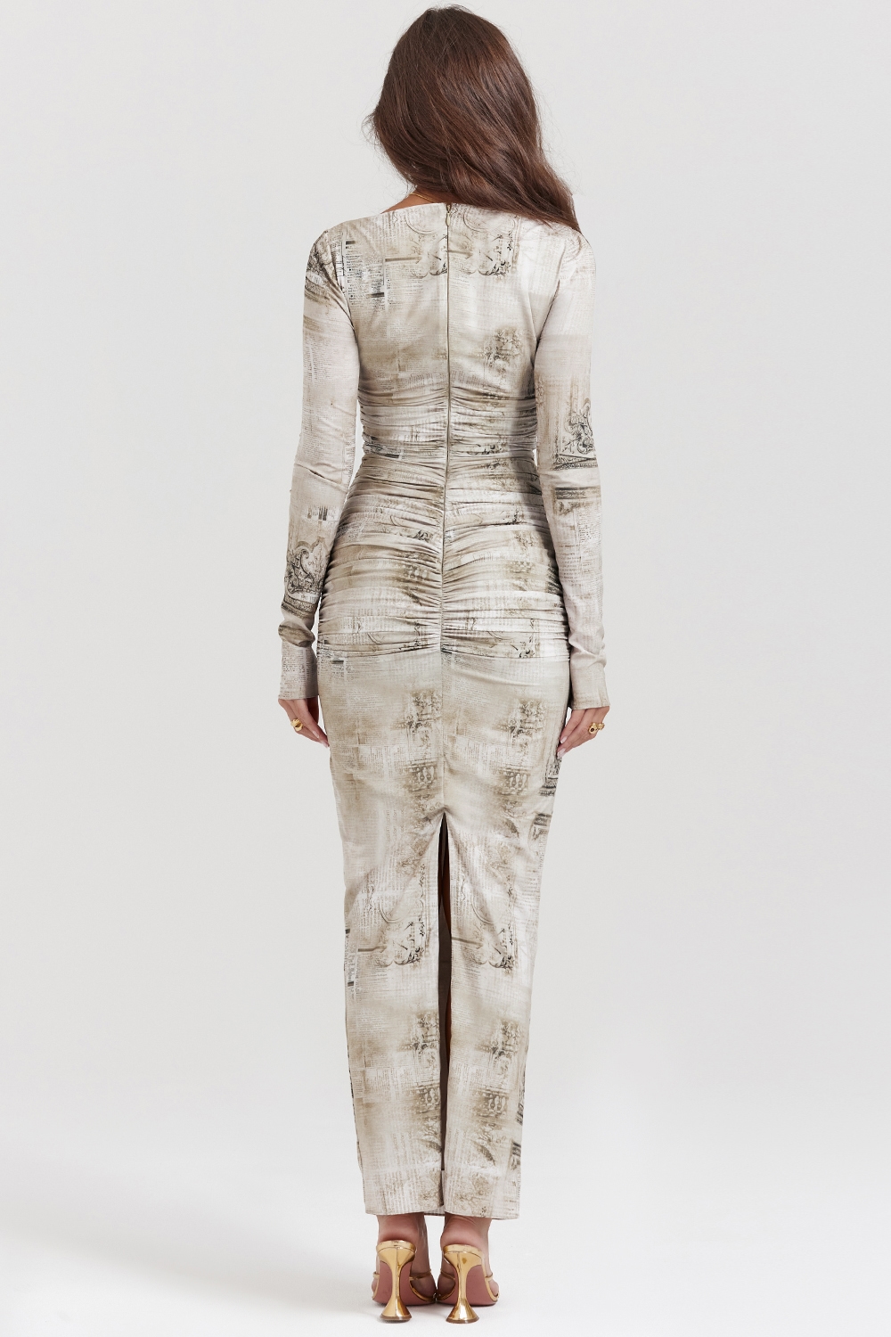 Lanetta  Pale Sage Print Maxi Dress — image 8