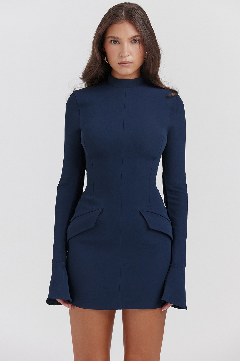 Mahalia  Navy Mini Dress — image 5