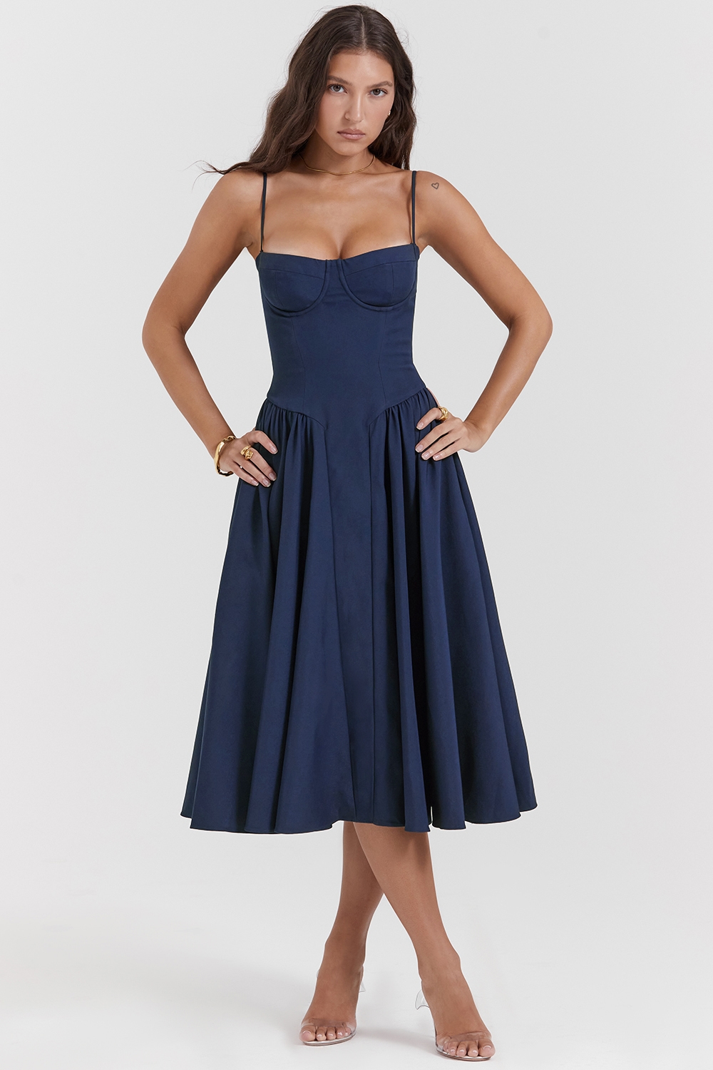Samaria  French Navy Corset Sundress — image 7