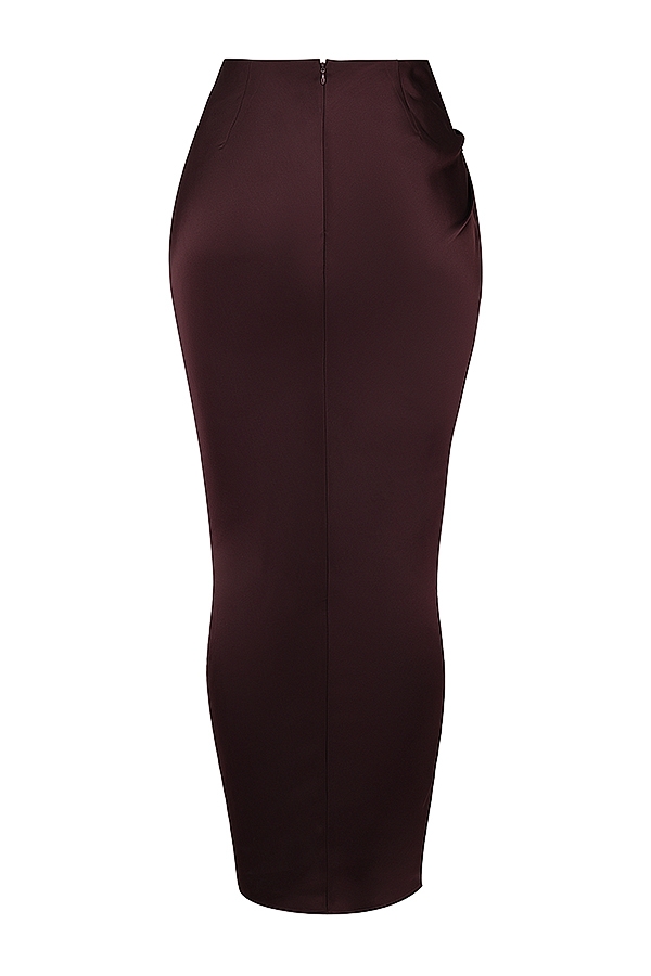Vesper  Rich Brown Maxi Skirt — image 15